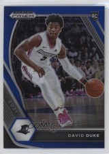 2021-22 Panini Prizm Draft Picks Blue Prizm 117/199 David Duke Jr #44 6ke