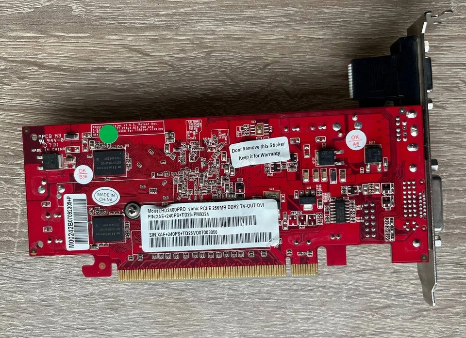 Palit ATI Radeon HD 2400 Pro 256MB DDR2 PCI-E Video card. TESTED! - Image 2 of 4