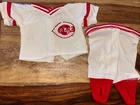 Vtg Cabbage Patch Kids / Doll Reds Red And White Baseball Outfit  CPK SW57