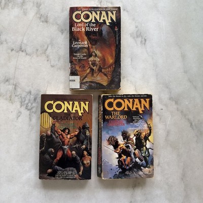 3 Conan Books By Leonard Carpenter All 1st Editions