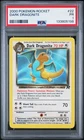 2000 POKEMON ROCKET #22 DARK DRAGONITE PSA 1
