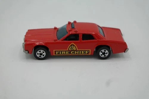 Vintage 1977 HOT WHEELS 'Fire Chief' Squad Car Red NRMT Loose Blackwall Patrol
