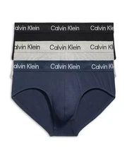 Calvin Klein Stretch Stencil Logo Waistband Low Rise Hip Briefs Men's XL -3 Pack