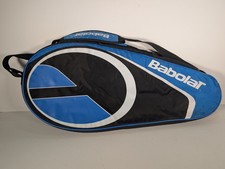 Babolat Borsa Tennis 2 Racchette Con Tasca Laterale Leggera Blu Nero Bianco
