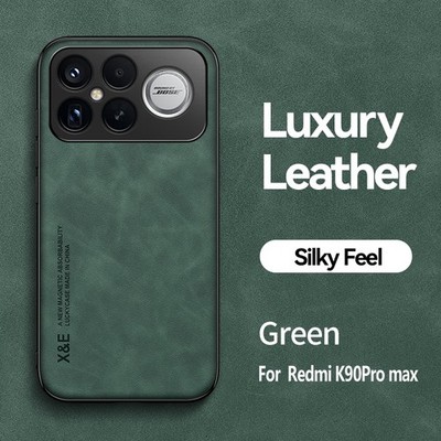 For Xiaomi POCO F8 Ultra, Phone Case Business Retro Leather Magnetic Soft Cover