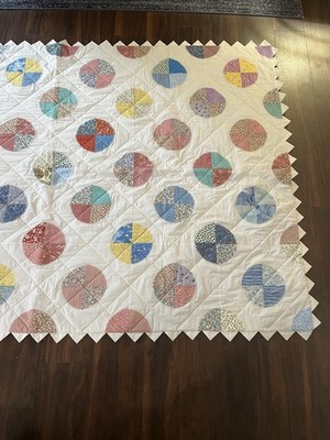 Beautiful Quilt - Patterns Over Very Bright White 78  X 50  FF60 C