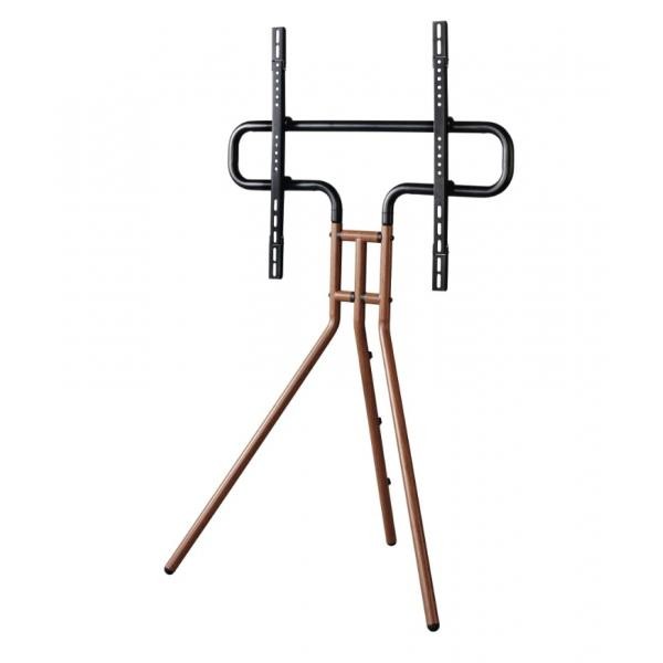 Hama Marrone Design A Cavalletto (40 Kg, 37" - 75"), Piedistallo Tv, - Immagine 2