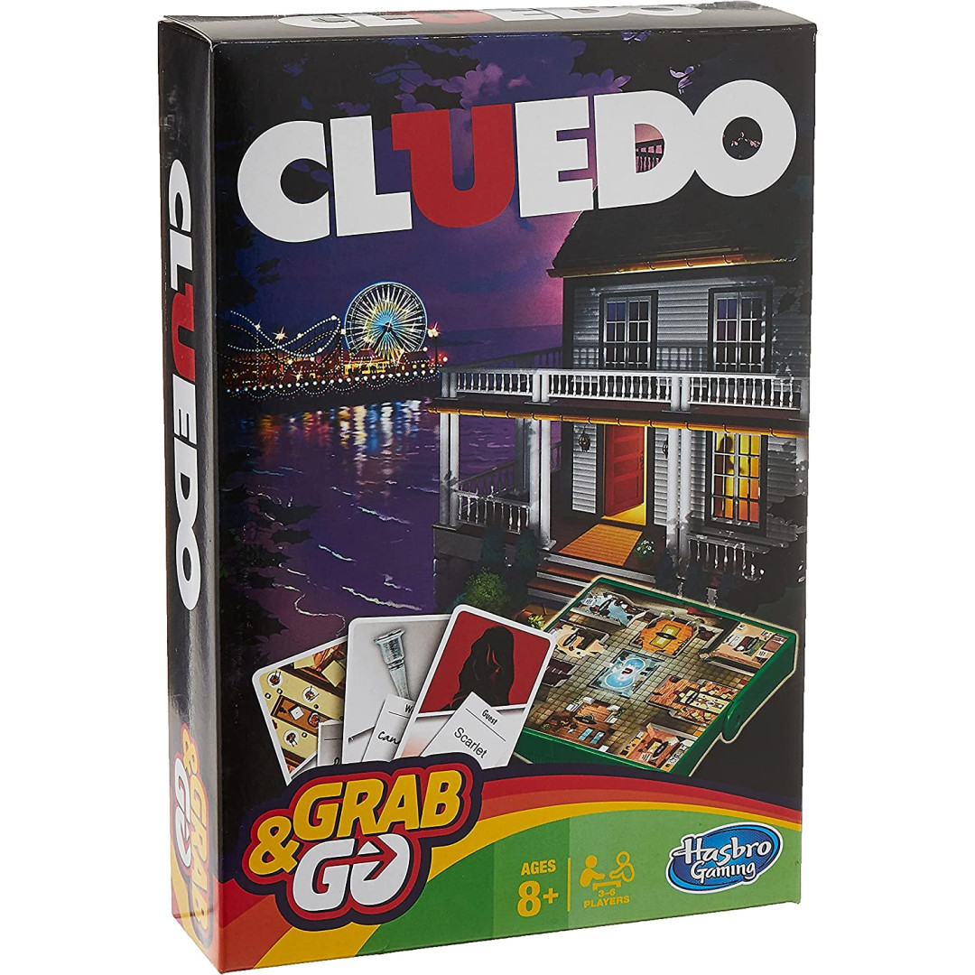 Hasbro B0999 Cluedo Grab & Go Game (Damaged Box)