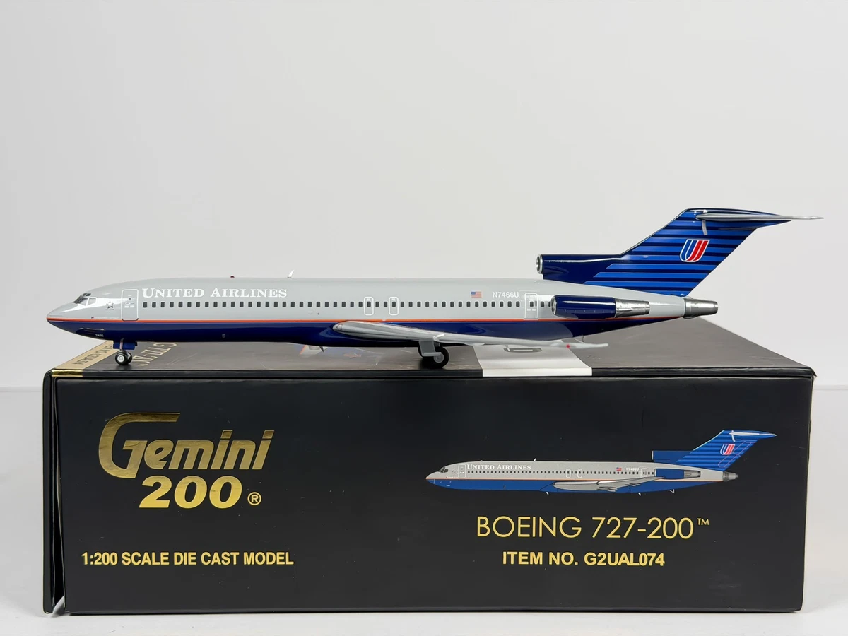 GeminiJets Boeing 727 1:200 Scale Diecast Aircraft & Spacecraft