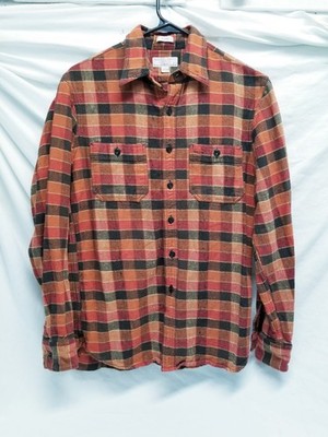 Wallace and Barnes Flannel Shirt Size Small Classic Fit Thick Heavy