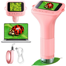 Digital Microscope for Kids, 1000X HD Handheld Science Toy Portable USB Ages 4 