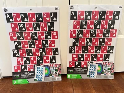 ALLEN COMPANY Allen EZ Aim 15642 Games Paper Shooting Targets 12x18 Assorted Colors 16 Pcs.