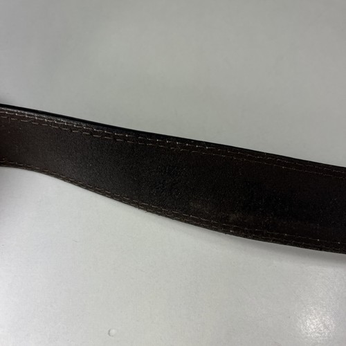 Timberland Pro Brown Genuine Full Grain Leather Work Belt - Men's Size 48 - Picture 10 of 11