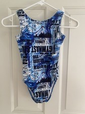 Girls Destira Leotard Size M Gymnastics Sleeveless