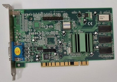 Gainward Cardexpert SG4 Pro PCI Graphics Card (S3 Savage4 Pro, 32MB, Retro, 2001)
