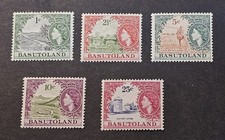 BASUTOLAND  Elizabeth II   1961   part set SG 70,72,74,75 &77   Mint  Mounted