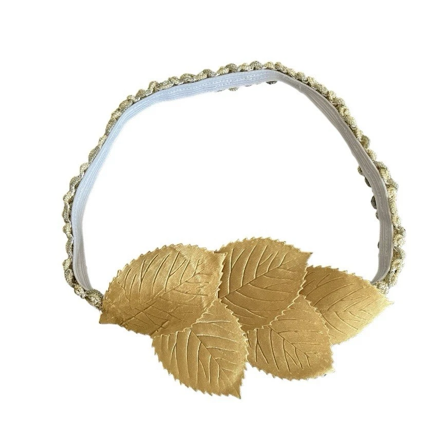 Fun World Greek Goddess Gold Leaf Headpiece Costume Hair Accessory - Image 4 of 4