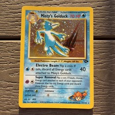 Pokémon TCG Misty's Golduck Holo Rare Card 12/132