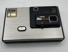 Vintage Kodak Disc 4000 Camera 1982 Built-In Flash w/ Original Case 0488
