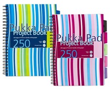 Pukka Pad Project Book 250 Pages  A4 Pack Of 2 80gsm