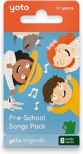 Yoto Pre-School Songs Pack, 3 Audio Cards for Yoto Player