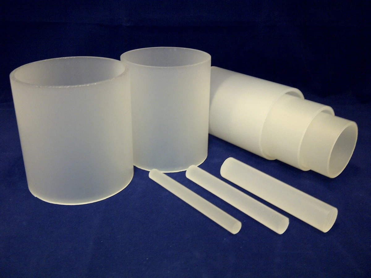 Frosted Plastic Acrylic Rod Tube Satin Perspex Round Bar Lighting Diffuser