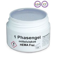 GS-Nails 1 Phasen UV-Gel HEMA Free 5ml Klar m...