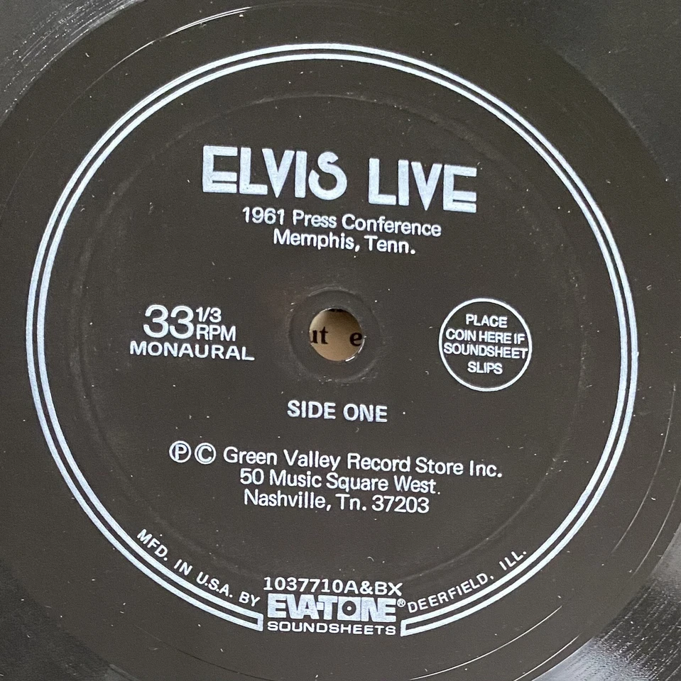 1978 ELVIS COLLECTOR'S ISSUE Magazine Elvis Presley w/ Flexi Record Near Mint - Image 2 of 4