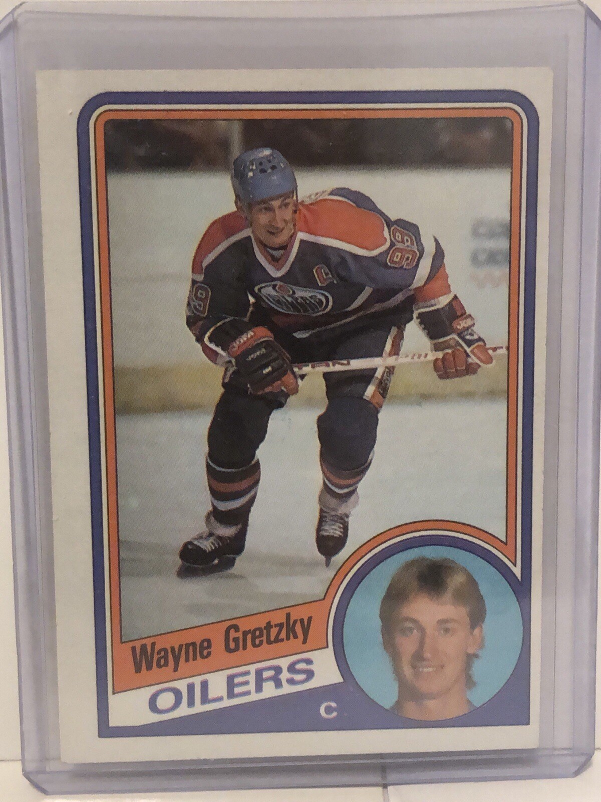 1984-85 Topps #51 WAYNE GRETZKY  Edmonton Oilers Off-Center But Sharp