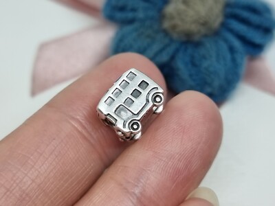 パンドラ ロンドン バス チャーム S925 ALE イギリス購入 Genuine Pandora Union Jack London Double Decker Bus Charm 💕 S925