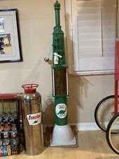 VINTAGE SINCLAIR VISIBLE HAND CRANK PUMP - Excellent Condition