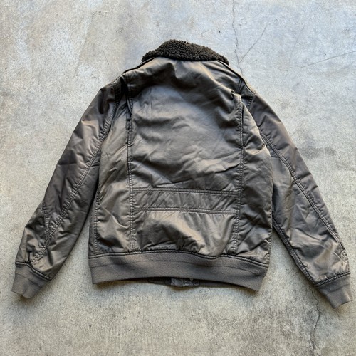 Kiminori Morishita KM Uniqlo Bomber Jacket Mens XL Olive Green Preowned Outdoor - Picture 2 of 7
