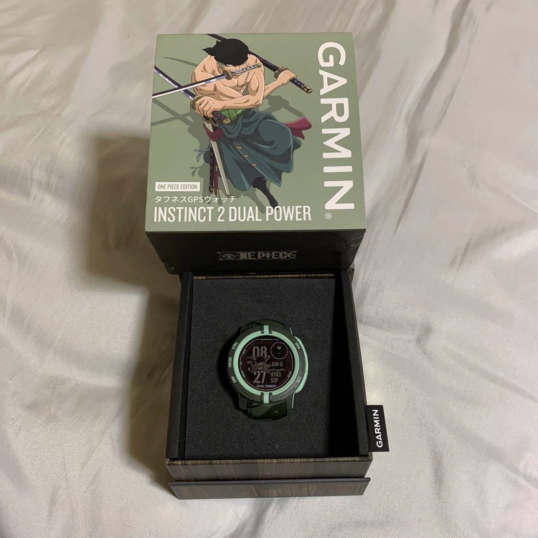 Garmin Instinct 2 Dual Power One Piece Zoro Edition New w/Box From Japan