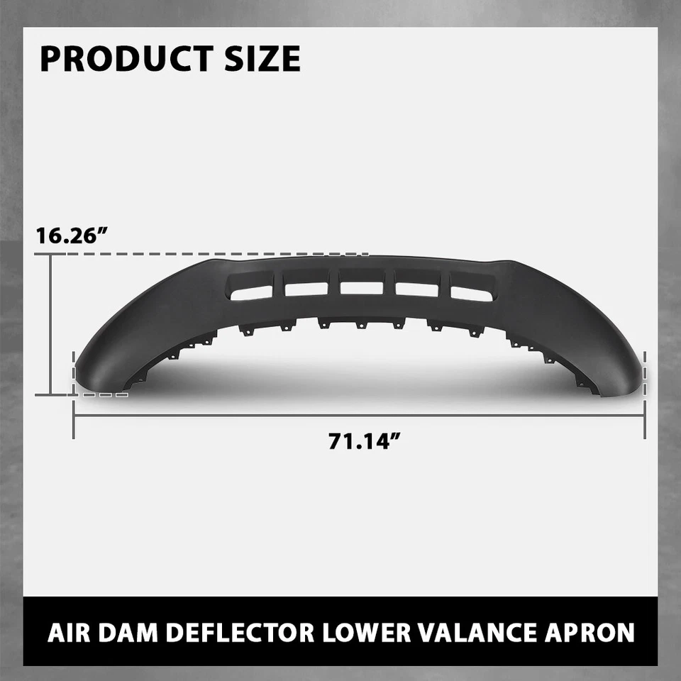 Fit 2013-17 Audi Q5 Front Bumper Cover Lower Trim Valance Panel Spoiler Splitter — 第 4/4 张图片