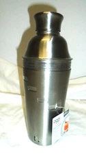 OGGI Dial-a-Drink 15 Recipe Stainless Steel Cocktail Shaker 1 Liter/34oz Barware