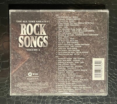 The All Time Greatest Rock Songs Vol. 2 RARE Import 37 Cuts SONY