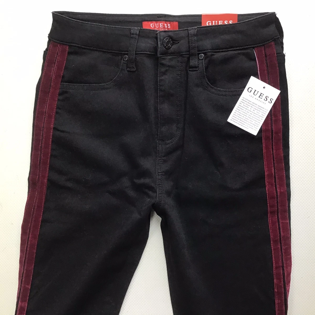 Balenciaga red deals stripe jeans