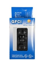 20A Amp Tamper Resistant GFCI Receptacle Outlet w/ Wallplate UL Listed - Black