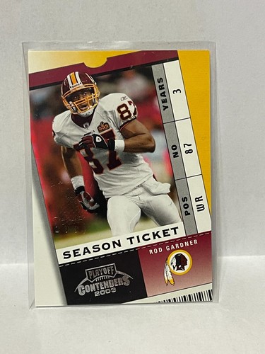 Rod Gardner [Hawaii 2004] #12 2003 Playoff Contenders card