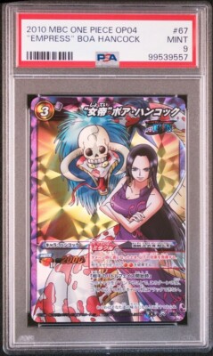 PSA9 Boa Hancock #67 & 83 One Piece Miracle Battle Carddass OP04