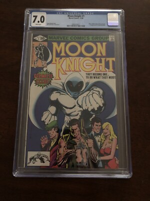 Moon Knight 1 CGC 7.0 1980 Origin Of Moon Knight 1st Appearance Raoul Bushman