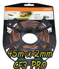 45m of Genuine STIHL 2mm CF3 CRUCIFORM Line Brushcutter Strimmer Trimmer Cord 0.67 per metre