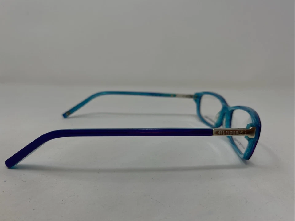 Tommy Hilfiger TH 1063 DHX 54-15–140 Teal/Purple Full Rim Eyeglasses Frame 3339 - Image 4 of 4
