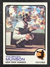 1973 Topps Baseball #142 Thurman Munson New York Yankees