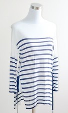 JEAN-PAUL GAULTIER (MAILLE) Marinière Top – L (90s rare!)