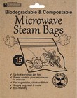 Bolsas de vapor para microondas biodegradables y compostables ecológicas - 15 bolsas