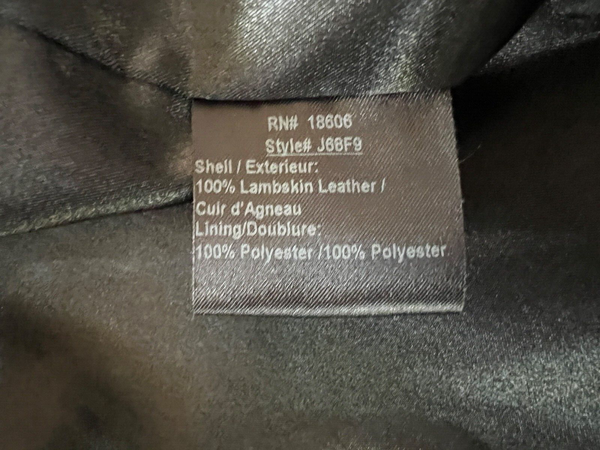 100% Authentic Supreme x Schott Leather Lambskin Overcoat Coat