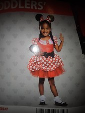 Baby Girl Disney Minnie Mouse Halloween Costume Outfit Size 2T