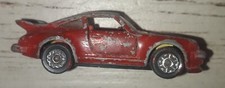 MACCHININA MAJORETTE PORSCHE TURBO ROSSA ECH 1/57 NUMERO 209 MADE IN FRANCE