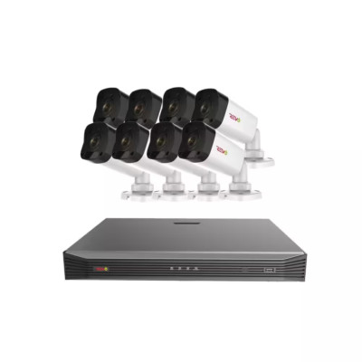 Ultra Commercial Grade 16-Channel 4K 3TB Smart NVR Surveillance System with (8) 